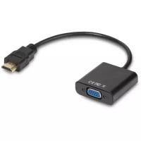 Конвертер-переходник Greenconnect professional HDMI > VGA +audio + micro USB для доп.питания, GCR-HD2VGA3