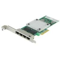 Сетевой адаптер LR-LINK Network Interfaced Card LR-LINK LREC9714HT, Gigabit Ethernet PCIe x4 Server Card(Quad Port), Intel i350, 4 x RJ45. Analogs: Silicom: PE2G4i35L, Intel: I350T4