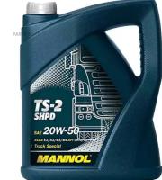 MANNOL MN7102-5 7102-5 MANNOL TS-2 SHPD 20W50 5 л. Минеральное моторное масло 20W-50