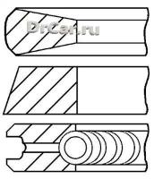 GOETZE Кольца ДВС поршневые к-т на 1 порш