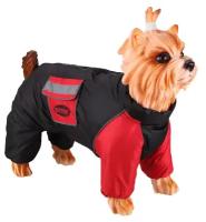 Одежда для собак Dezzie Комбинезон-дождевик, Американский бульдог для мальчика, болонья, Шея 62 см, Грудь 96 см, Длина спины 66 см (0.1 кг)