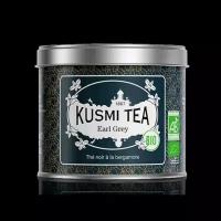 Черный чай Kusmi Tea Organic Earl Grey / Эрл Грей, банка (100 гр)