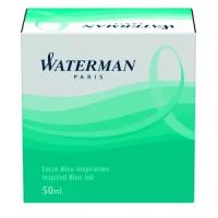 Флакон с чернилами Waterman (S0110810) голубые чернила 50мл для ручек перьевых