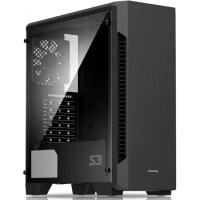 Корпус ZALMAN S3 TG Black (без БП)