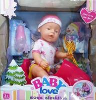 BABY LOVE Пупс BABY LOVE с аксессуарами в коробке