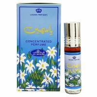 Crown Perfumes Духи масляные для женщин Jasmin Жасмин цветочный, мускусный (perfume), ролл 6 мл