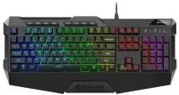 Игровая клавиатура Sharkoon Skiller SGK4 (резиновые колпачки, RGB подсветка, USB)