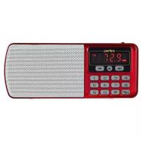Perfeo радиоприемник цифровой егерь FM+ 70-108МГц/ MP3/ питание USB или BL5C/ красный (i120-RED) (PF_5026)