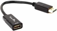 Кабель-переходник DP -- HDMI-F 4K@30Hz 0.2m, Telecom (TA801)