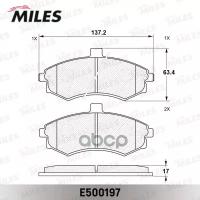 Колодки Тормозные Хенде/Хендай/Hyundai Elantra/Matrix 1.5-2.0 00- Передние Ceramic Miles арт. E500197