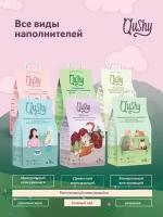 Qushy наполнитель "Зеленый Чай" растительный комкующийся 3 кг., 8 л