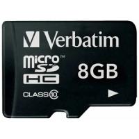 Verbatim Карта памяти Verbatim microSDHC Class 10 8GB