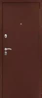 Дверь входная металлическая в квартиру "стандарт оптима альфа", цвет миланский орех, размер 960х2050 Правая