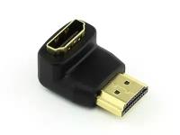 Переходник HDMI (19F) -> HDMI (19M) (90° угловой)