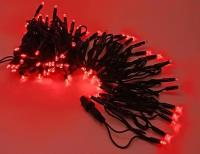 Электрогирлянда светодиодная "Нить каучуковая -" 24V, 72 LED ламп, 10 м, коннектор, черный провод-каучук, уличная, LEGOLED