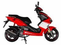 Скутер Regulmoto FORMULA 125 (LJ125T-8M), Красный/ белый, 100020-4