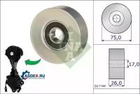 INA 532067610 Ролик натяжителя поликлин.ремня
