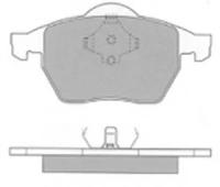 MAPCO 6474 Колодки тормозные дисковые к-т AUDI A3 8L1