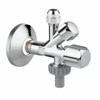 Угловой вентиль Grohe 22036 000 (22036000) комбинированный 1/2-3/8 для подключения смесителей