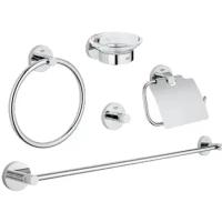 Набор аксессуаров GROHE Essentials 5 в 1 Master Bathroom 40344001 хром