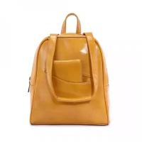 Женский рюкзак из экокожи, цвет желтый манго (арт. DS-931/8)