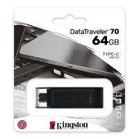 Флешка Kingston 64Gb DataTraveler 70 (DT70/64GB) USB 3.0 черный