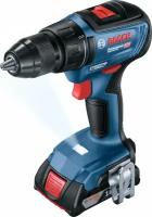 Дрель-шуруповерт Bosch Professional Heavy Duty GSR, Сменный аккумулятор, 18 В, 50 Нм, 2 АКБ