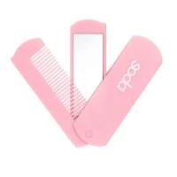 Расчёска компактная HAIR COMB WITH MIRROR #brushandgo