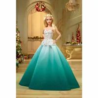 Кукла Barbie 2016 Holiday (Барби Праздничная 2016 в наряде цвета морской волны)