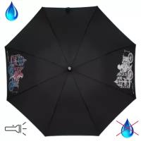 Зонт женский FLIORAJ 300803 FJ, чёрный