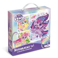 Набор аппликаций 3 в 1 "My Little Pony"