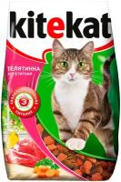 KITEKAT аппетитная телятинка для взрослых кошек (0,8 + 0,8 кг)