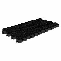 Решетка газонная Gidrolica Eco Standart пластиковая черная С250 700х400х32,8 мм