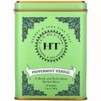 Harney & Sons, HT Tea Blend, чай из перечной мяты, без кофеина, 20 чайных пакетиков, 40 г (1,4 унции)