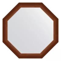 Зеркало настенное Octagon EVOFORM в багетной раме орех, 72,4х72,4 см, BY 3729