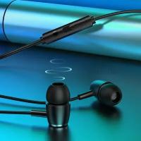 USAMS EP-26 In-ear Metal Earphone 1.2m black