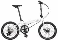 Велосипед Dahon Launch D8 20" (2022) (Велосипед Dahon Launch D8 YS701 (белый), складной, колеса 20", 8 ск., дисковые тормоза, VD22003)