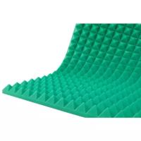Пенополиуретан Акустический поролон ED Piramida (Пирамида) 70 мм - зеленый