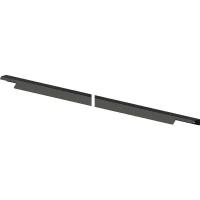 Ручка-профиль врезная L.195мм, отделка сталь шлифованная 416420195-66 1152, Black, Modern, Profile