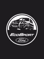 Наклейка на авто "Ford eco sport логотип" 15х15 см