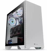 Корпус ATX Thermaltake S300 TG Snow, Midi-Tower, без БП, белый ca-1p5-00m6wn-00