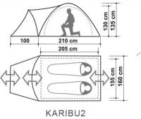 Палатка Canadian Camper Karibu 2 royal