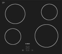 Электрическая варочная панель Bosch PKE611D17E, черный
