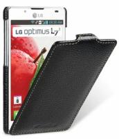 Кожаный чехол для LG Optimus L7 II / P713 / P710 Melkco Premium Leather Case - Jacka Type (Black LC)