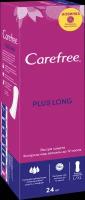 Прокладки ежедневные CAREFREE Plus Long, 24шт