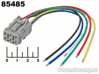 Разъем 6pin гнездо влагозащищенный на проводе 20см DJ7061-1.8-21 авто