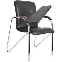 Конференц-кресло FA-SAMBA ST Silver к/з чёрный DO350/орех
