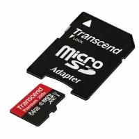 Карта памяти Transcend microSDXC Premium 400X Class 10 UHS-I U1 (60/10MB/s) 64GB + ADP