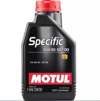 Синтетическое моторное масло Motul Specific 504 00 507 00 0W-30, 1 л