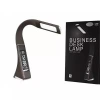 Настольная сенсорная лампа Business Desk Lamp корпус из коричневой кожи